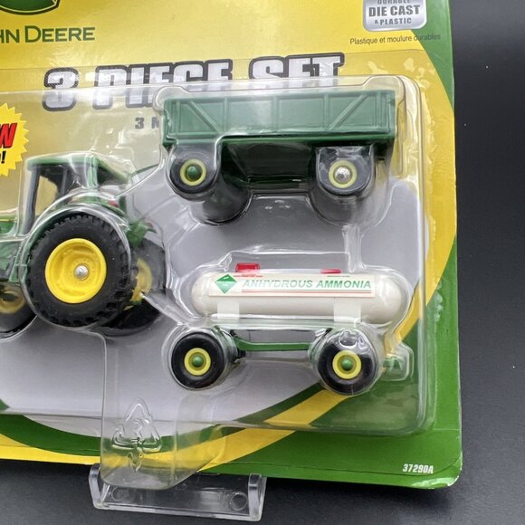 2004 ERTL John Deere 3 Piece Tractor Trailer Trail Set, #37290A, NOS - Picture 5 of 12
